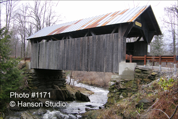 Stowe, VT - Gold Brook Bridge (AKA Emily's Bridge) - Winter